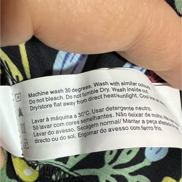 NWT Traffic People Floral Fringe Maxi Dress, Black, Multi, Size XL - Picture 12 of 16